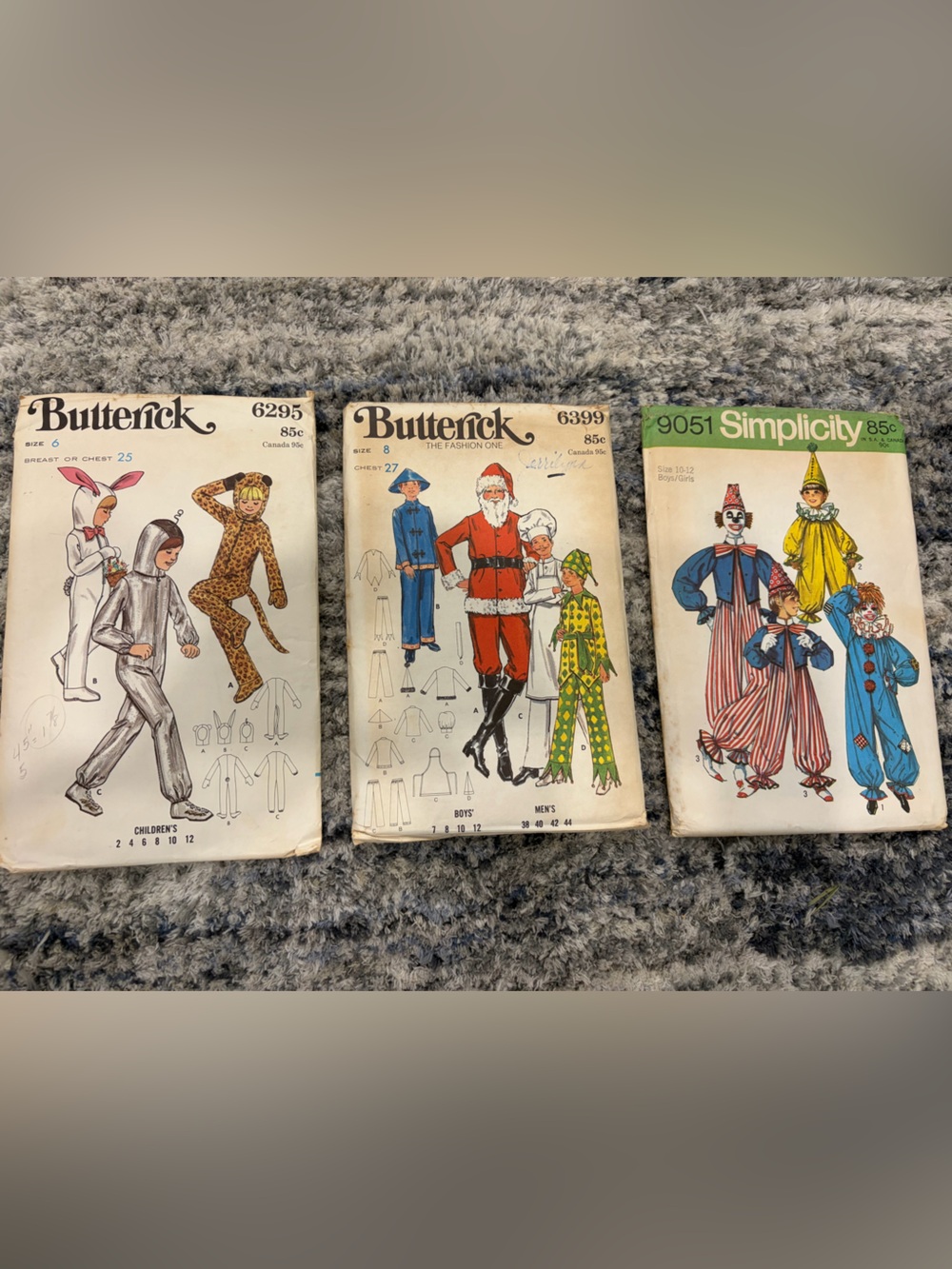 Butterick and Simplicity vintage children’s sewing patterns